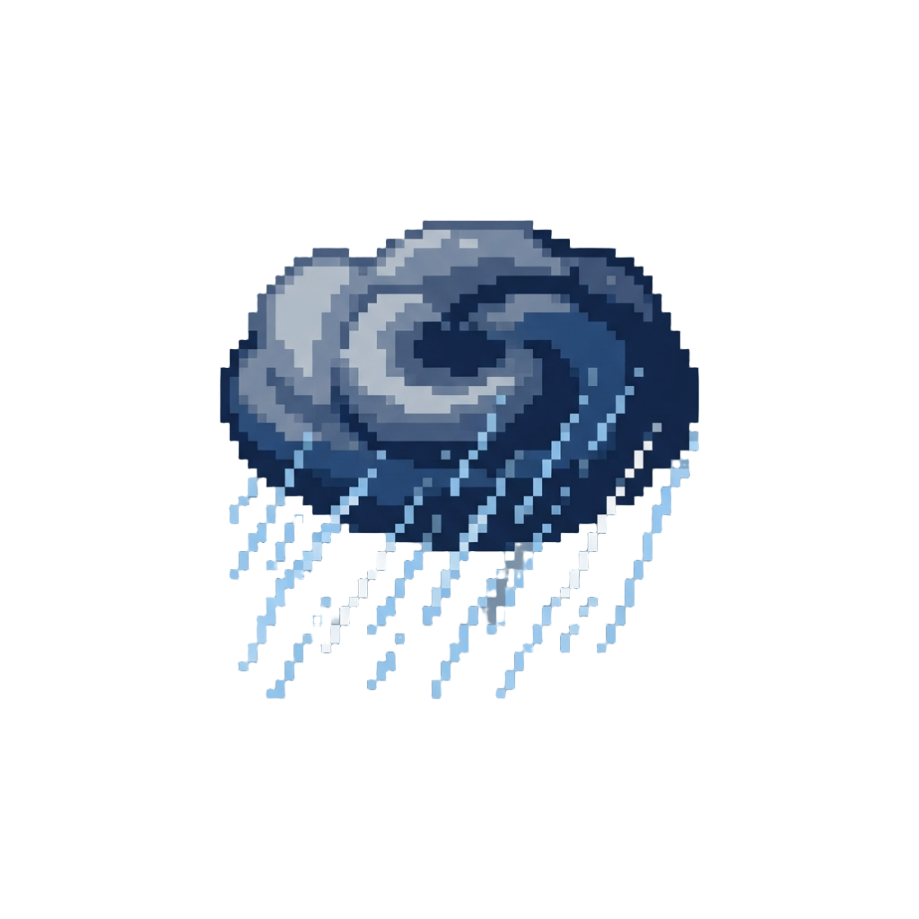 A Steady Sweeping Rainstorm