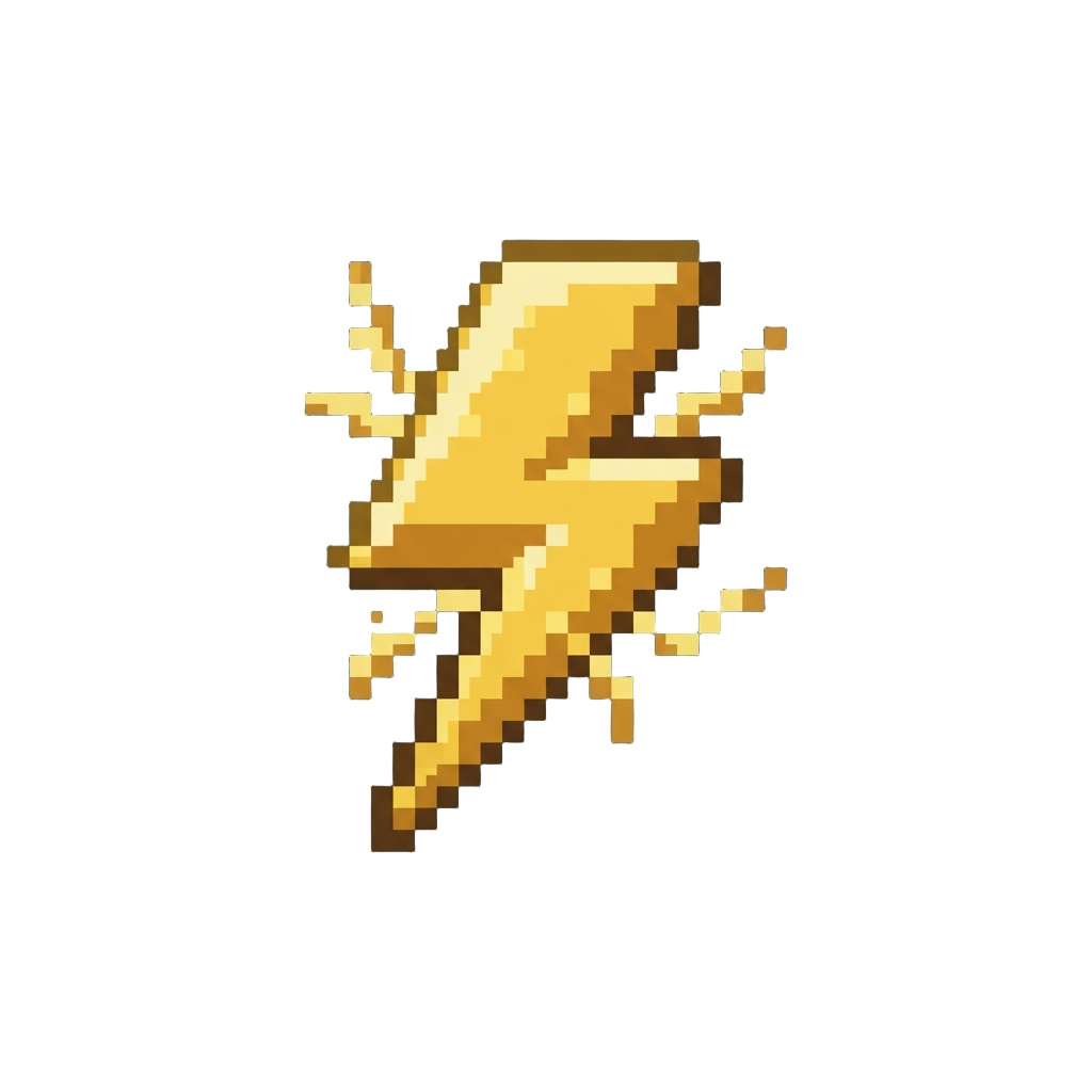 A Blinding Divine Golden Thunderbolt