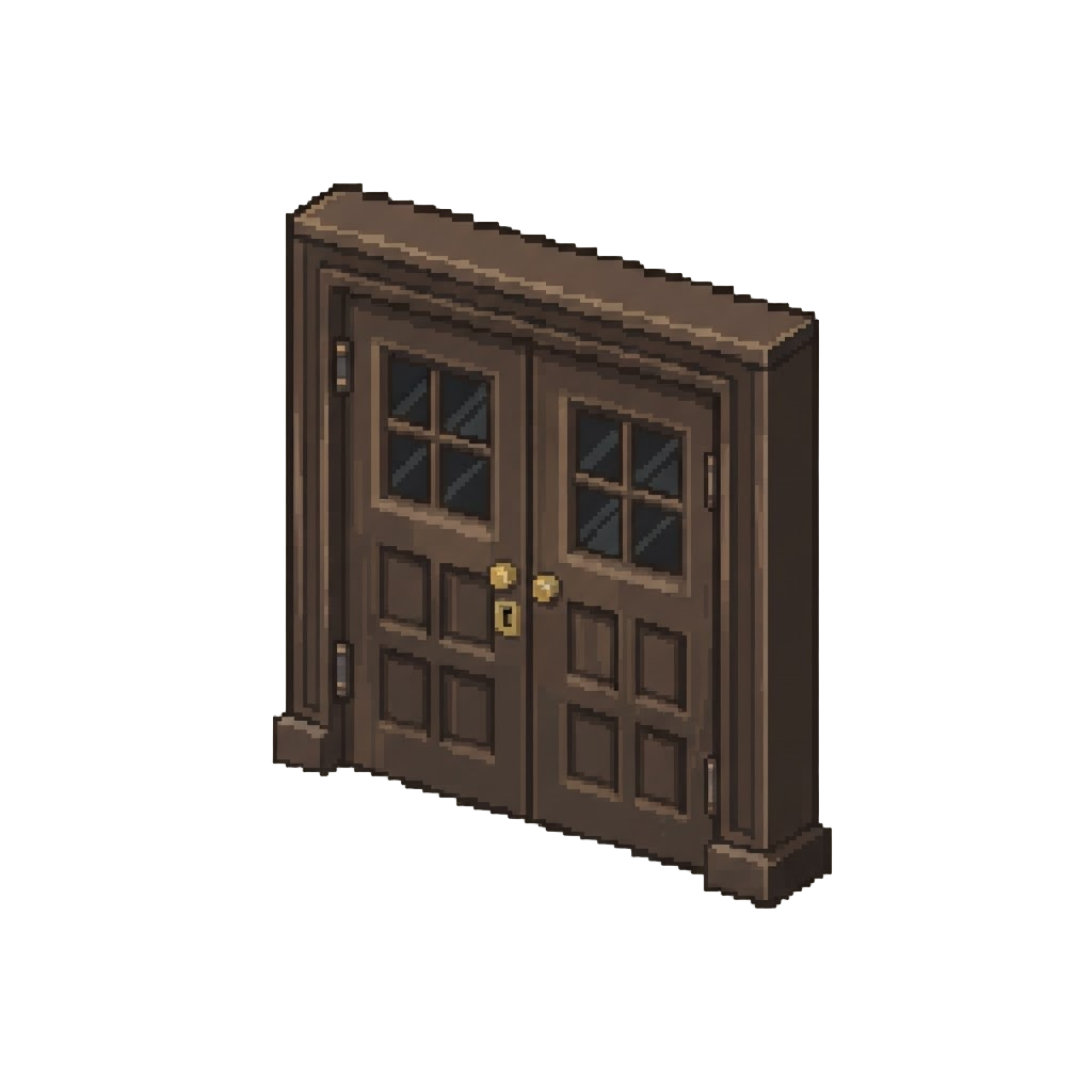 The Dark Lobby Exit Doors