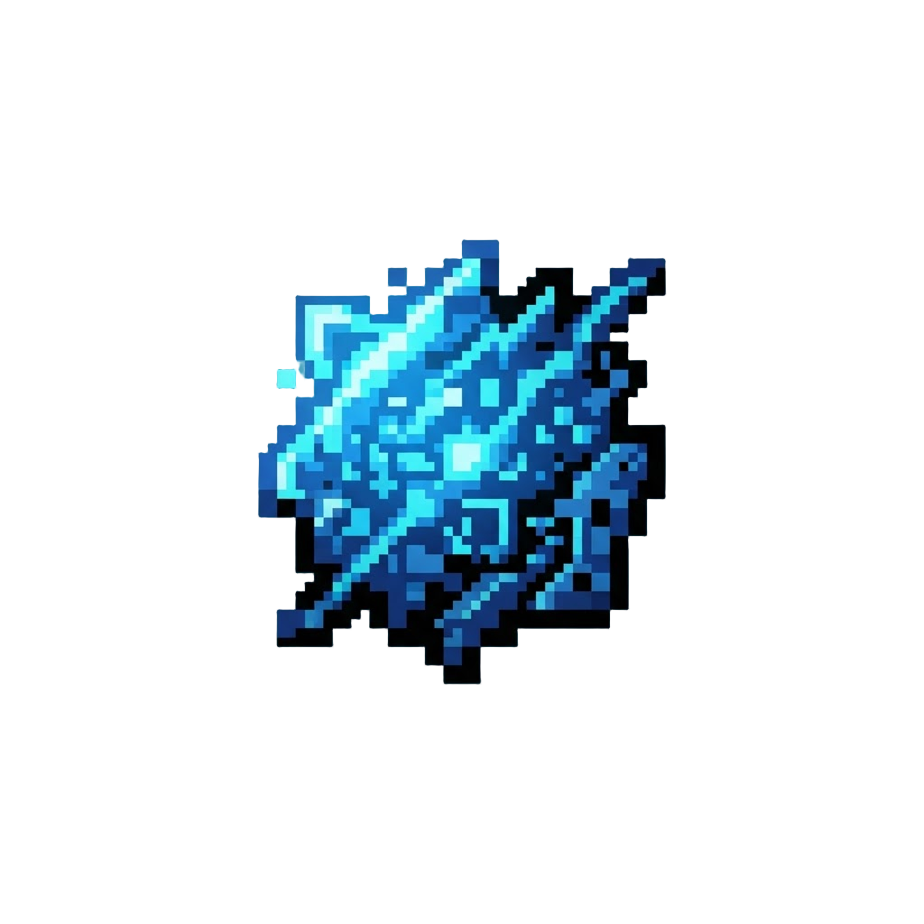 A Glowing Blue Code Corruption