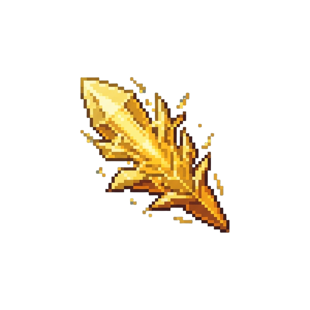 Golden Chaos Ray Beam