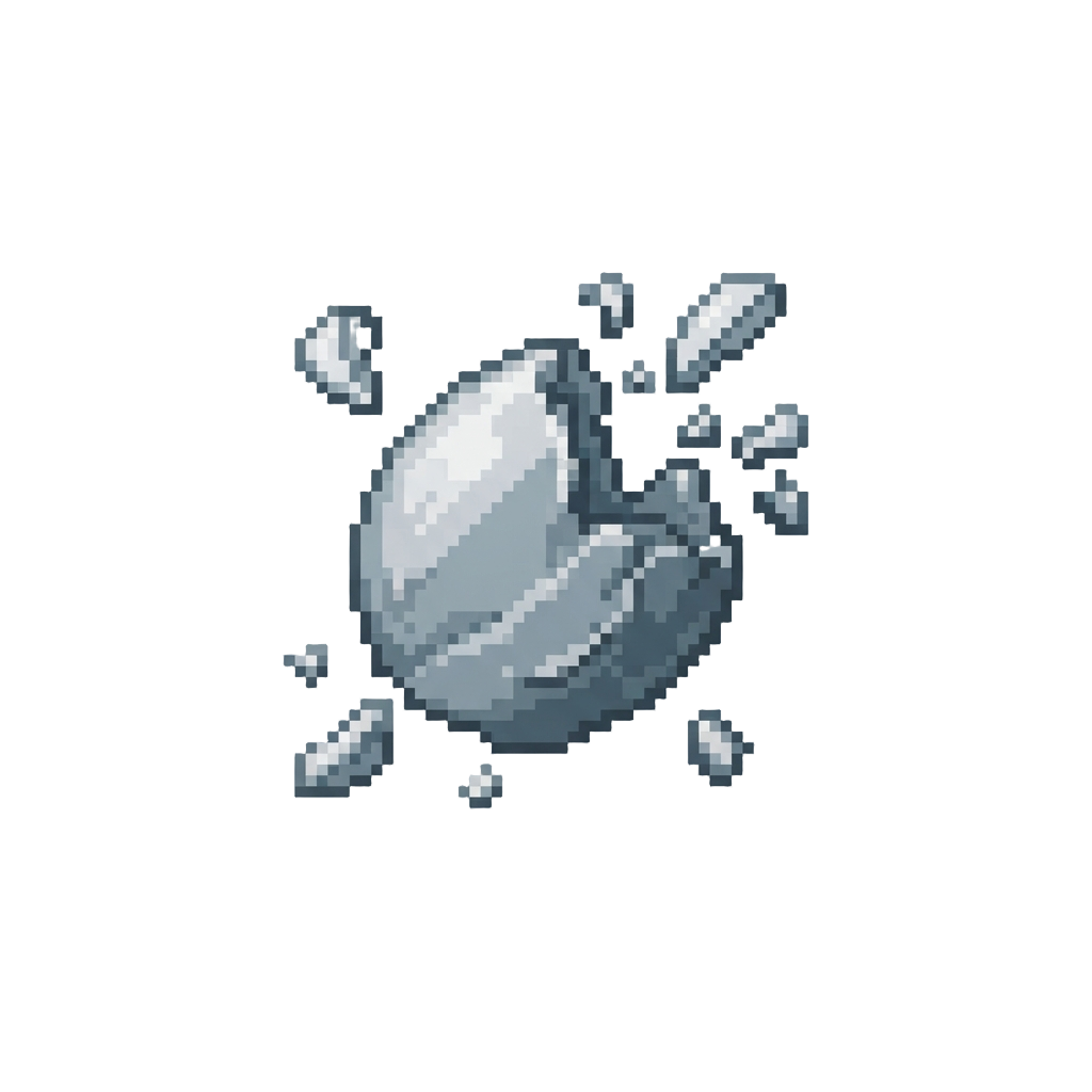 A Platinum Shell Fragment Explode