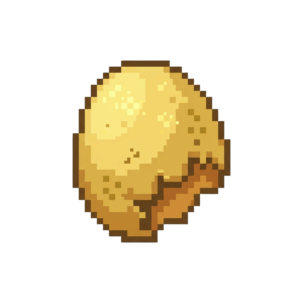 A Sparkly Golden Egg Fragment Pattern