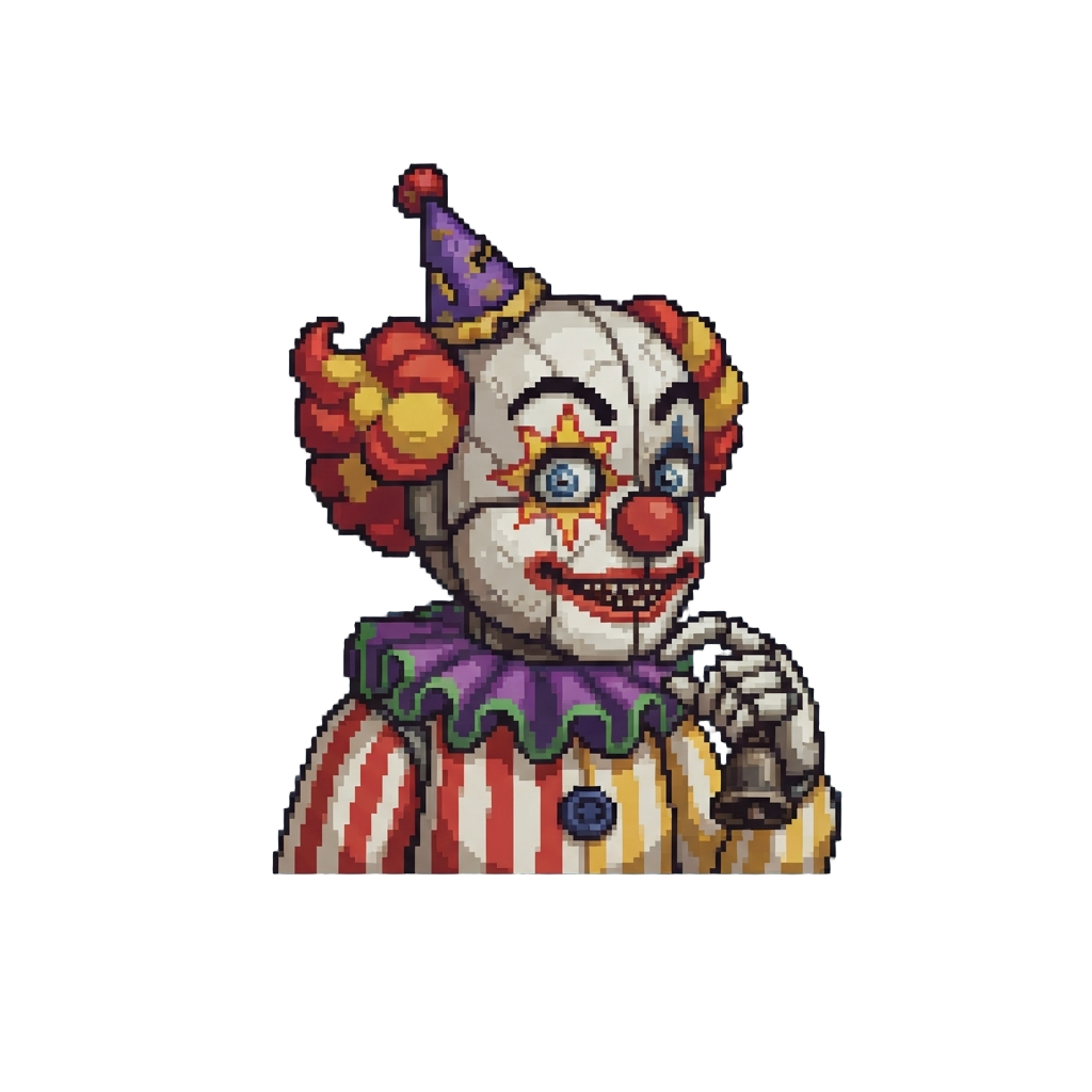 A Creepy Clown Animatronic
