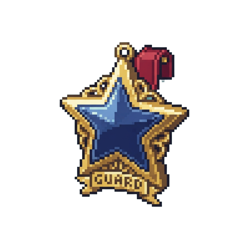 A Shiny Star Guard Badge