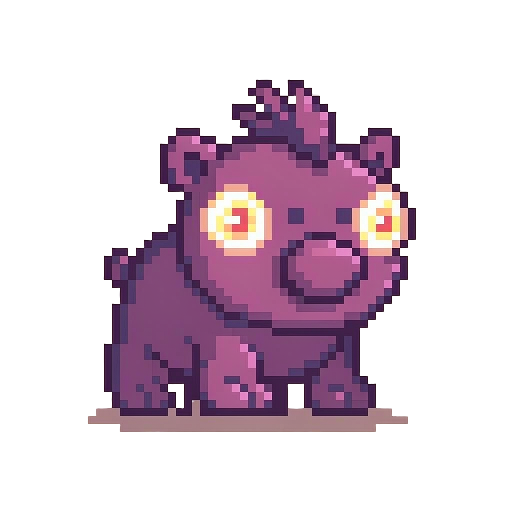 A Glowing-eyed Nightmare Bear