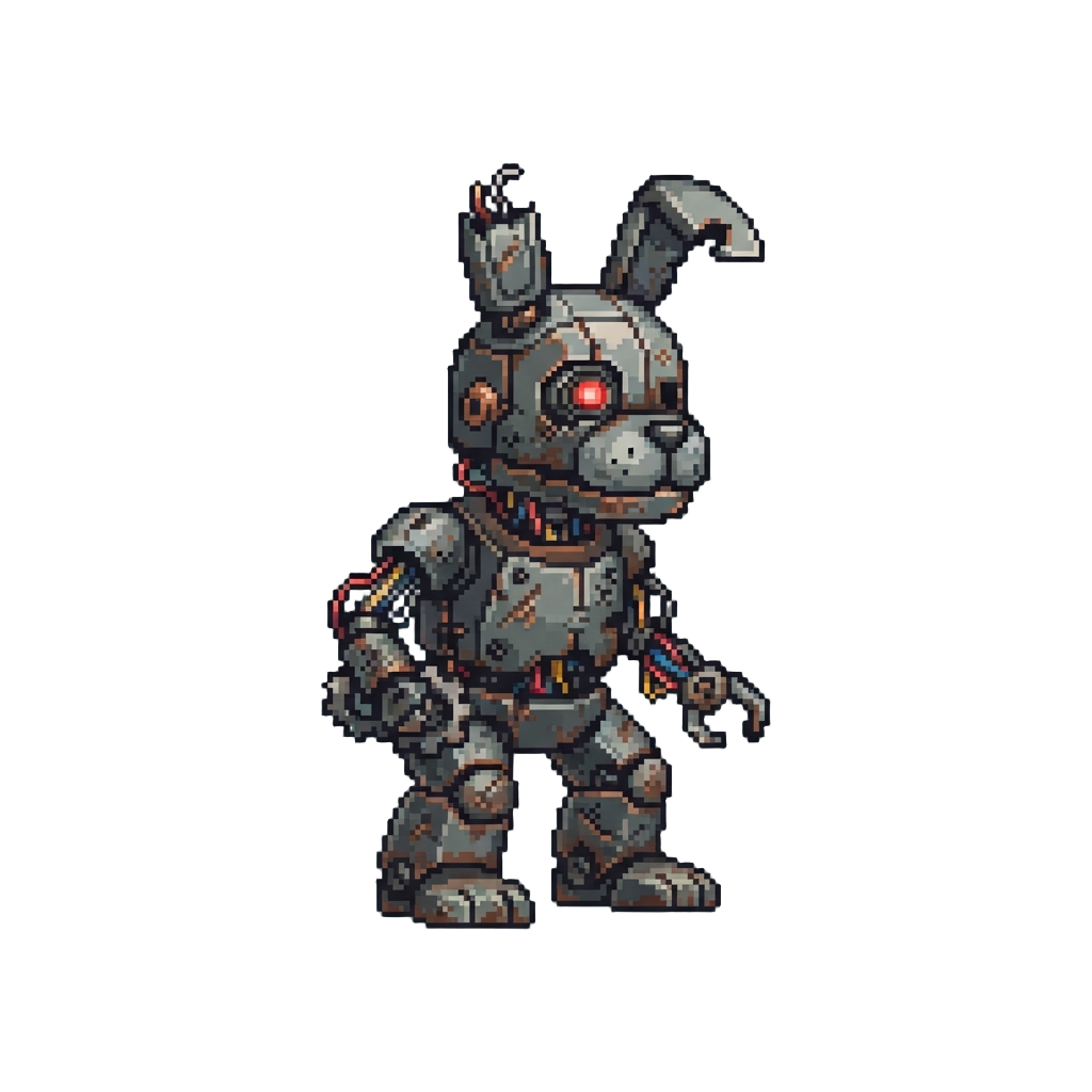 A Tattered Robotic Rabbit