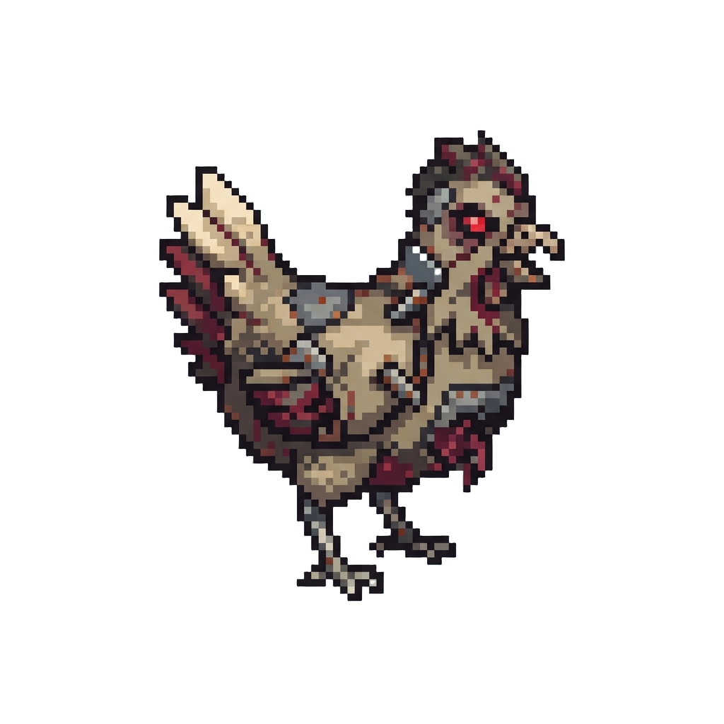 A Terrifying Broken Chicken