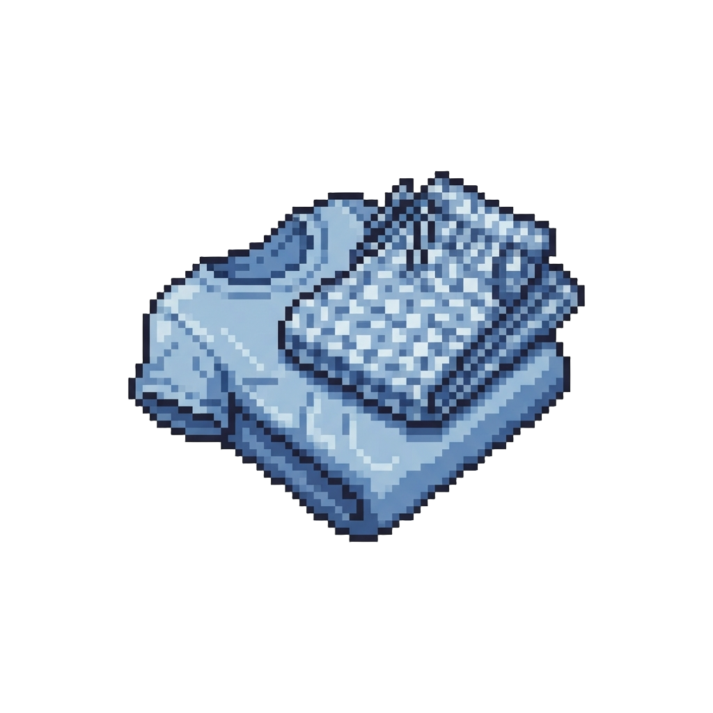A Classic Cotton Sleep Tee with Simple Checkered Pajama Bottoms