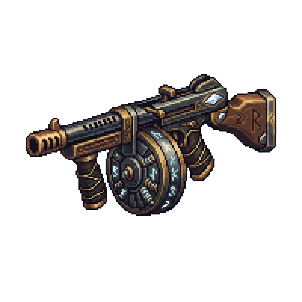 A Mythic Drum Gun