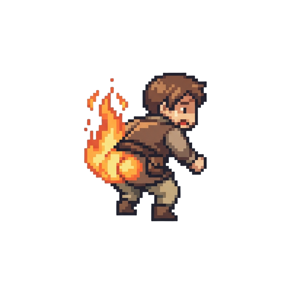 Setting His Own Butt on Fire During a Dare