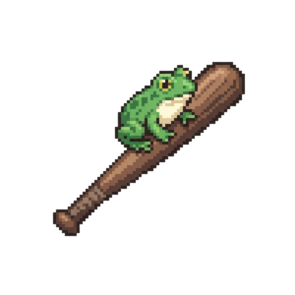 Playing Frog Baseball with a Live Frog