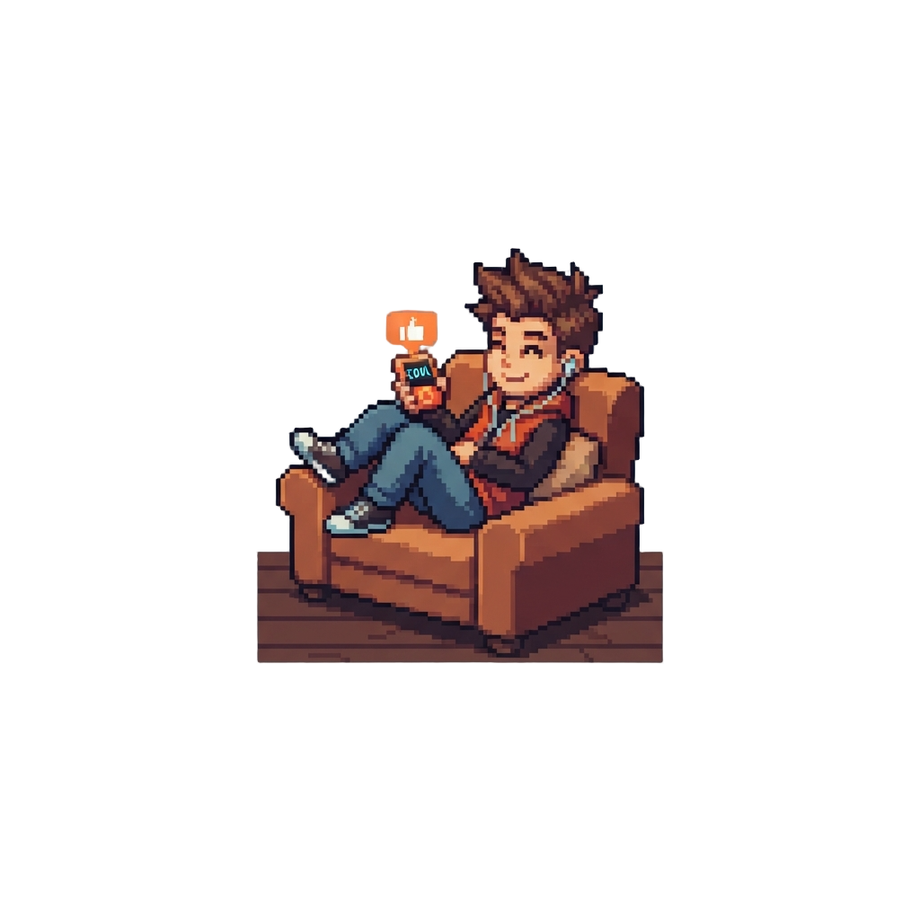 Chilling on the Couch Rating Music Videos 'cool'