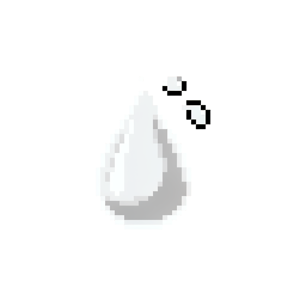 A Cartoon Wavy Sweat-drop Face