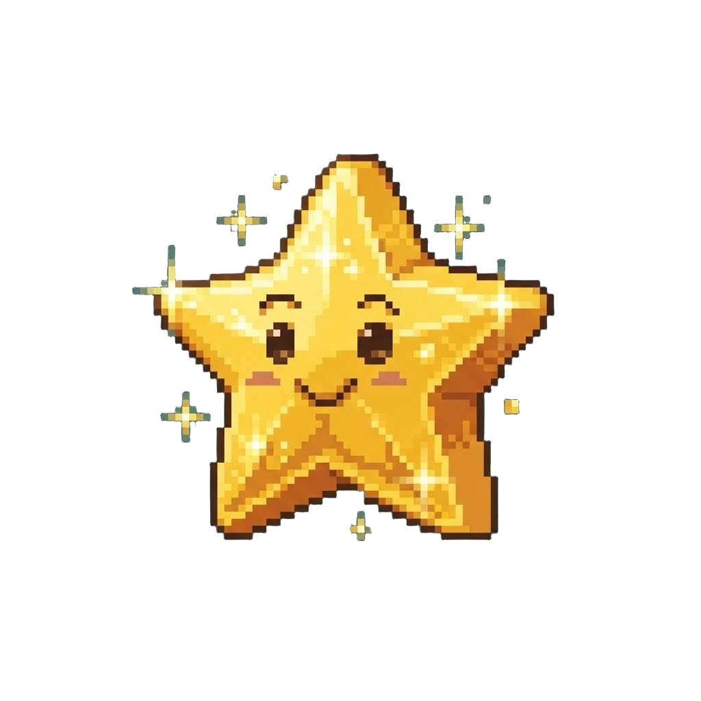 A Dazzling Golden Party Star Face
