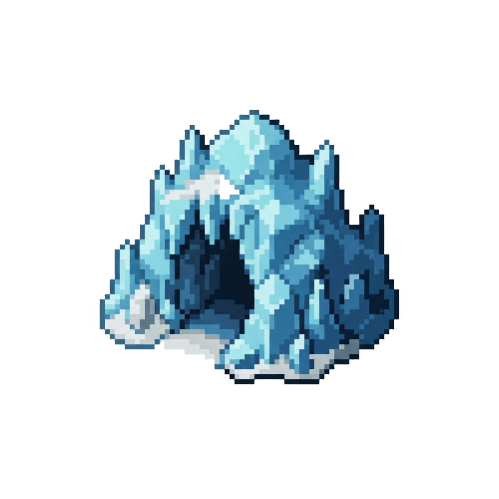 A Freezing Arctic Blizzard Ice Cave