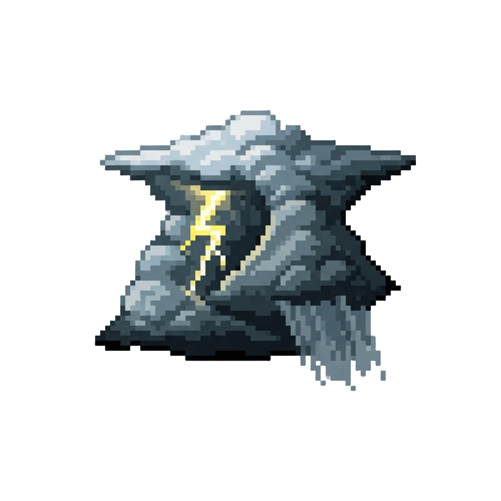 A Stormy Thunderstorm Cloud Deck