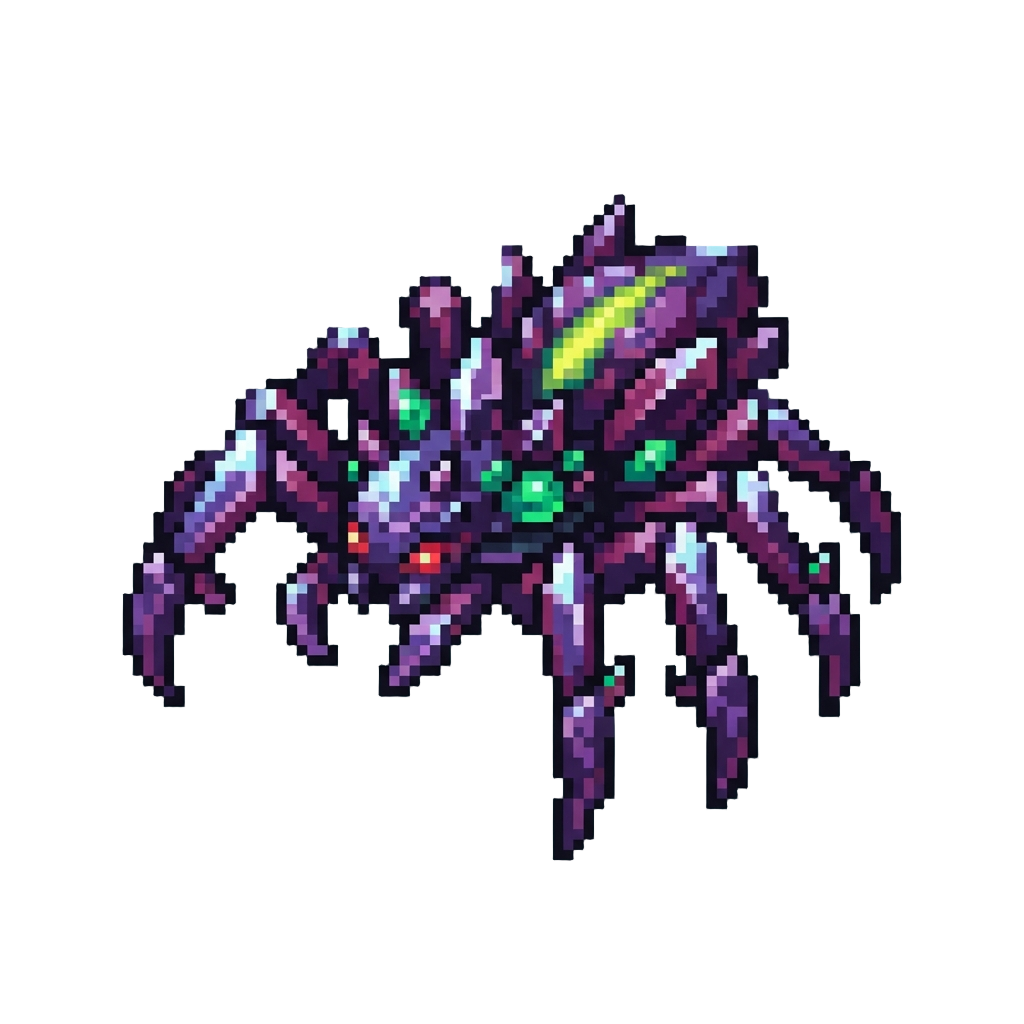 A Venomous Giant Crystal Spider