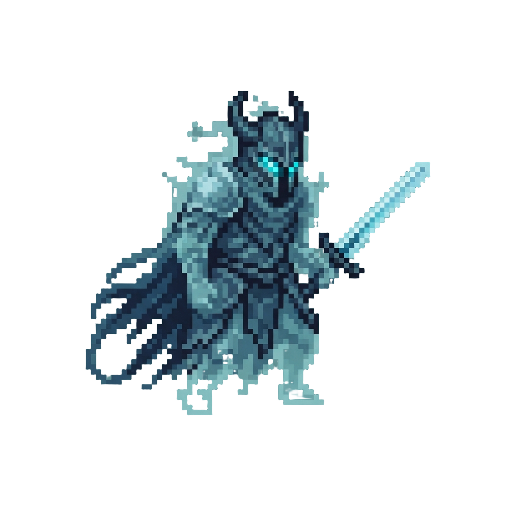 A Terrifying Misty Phantom Knight