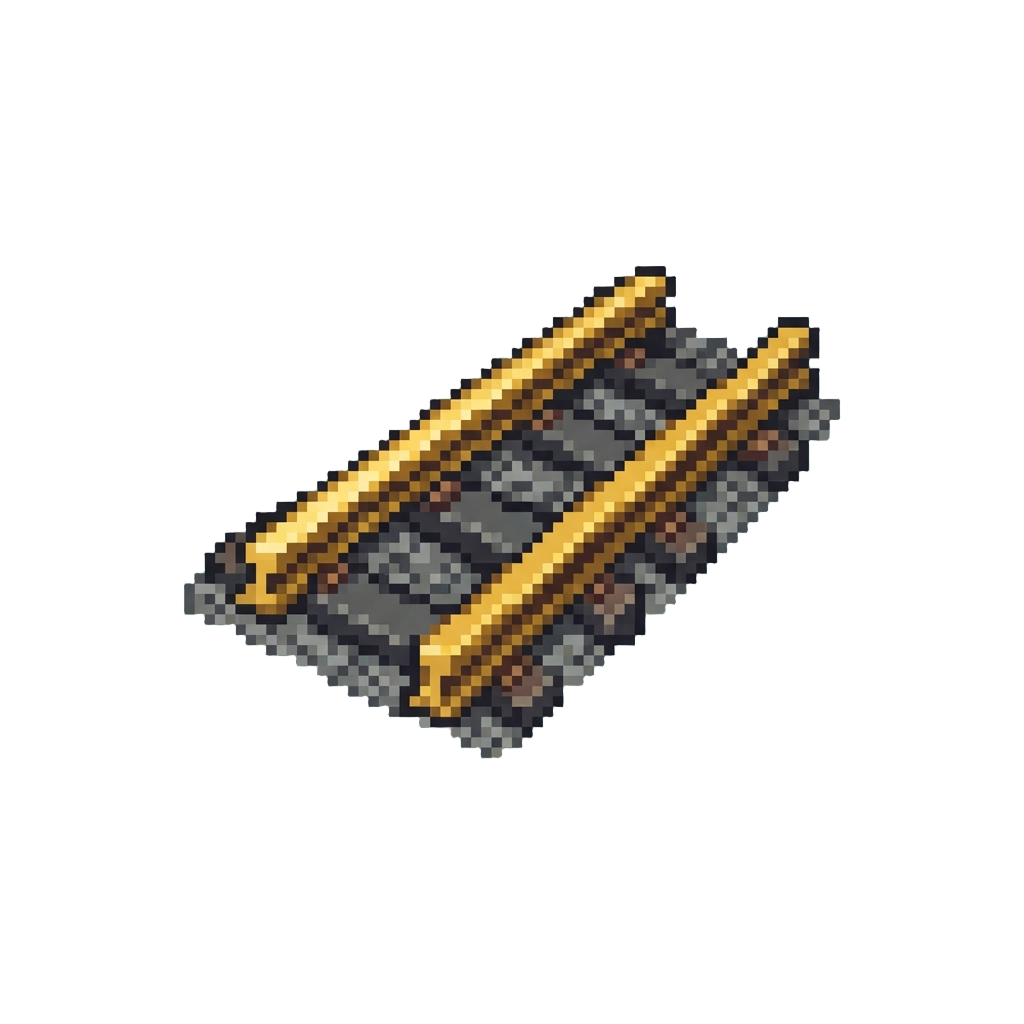 Golden High-speed Express Rails