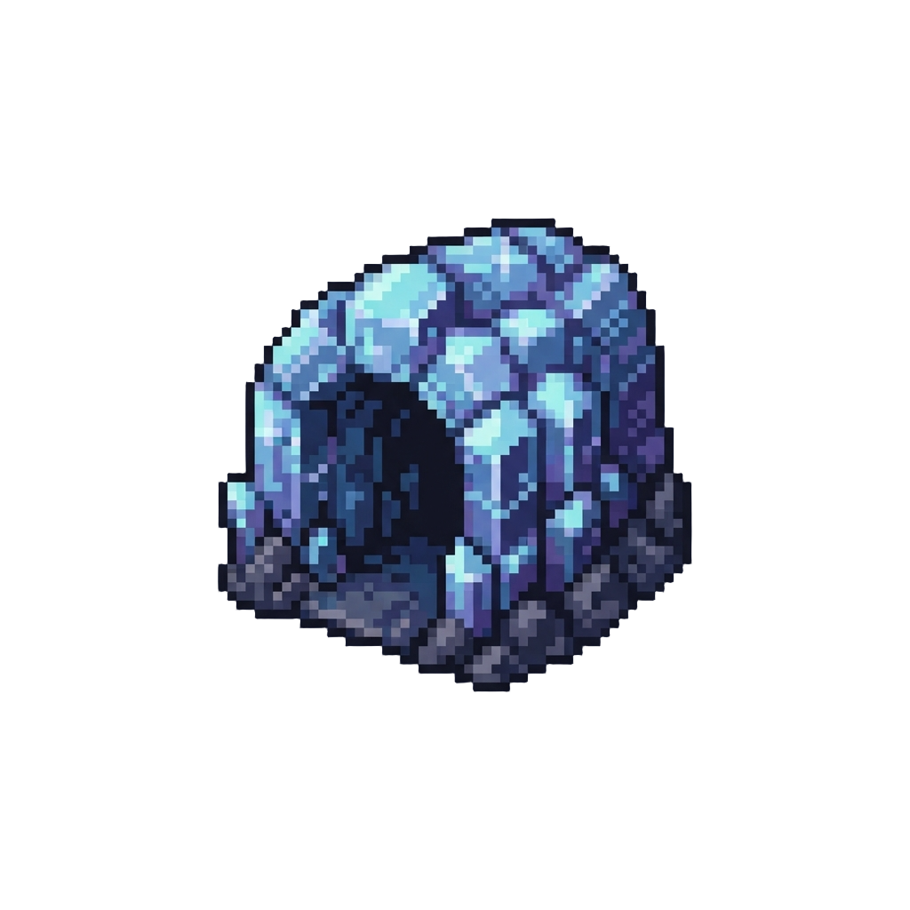 The Shimmering Crystal Tunnel