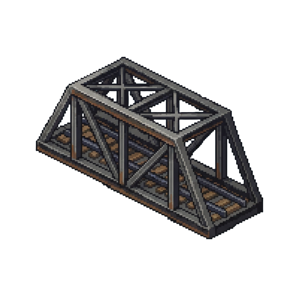 The Iron Girder Railway Bridge