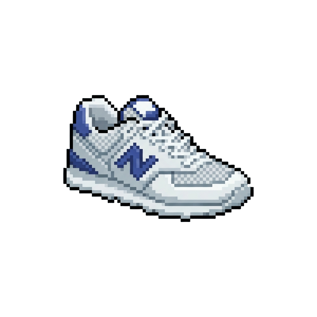 Sporty White Mesh Sneakers
