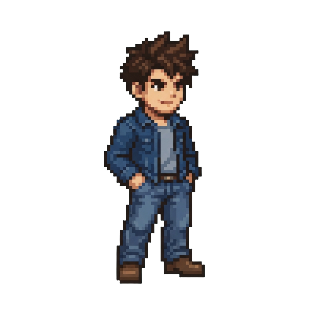 A Casual Hands-in-pockets Cool Guy Pose