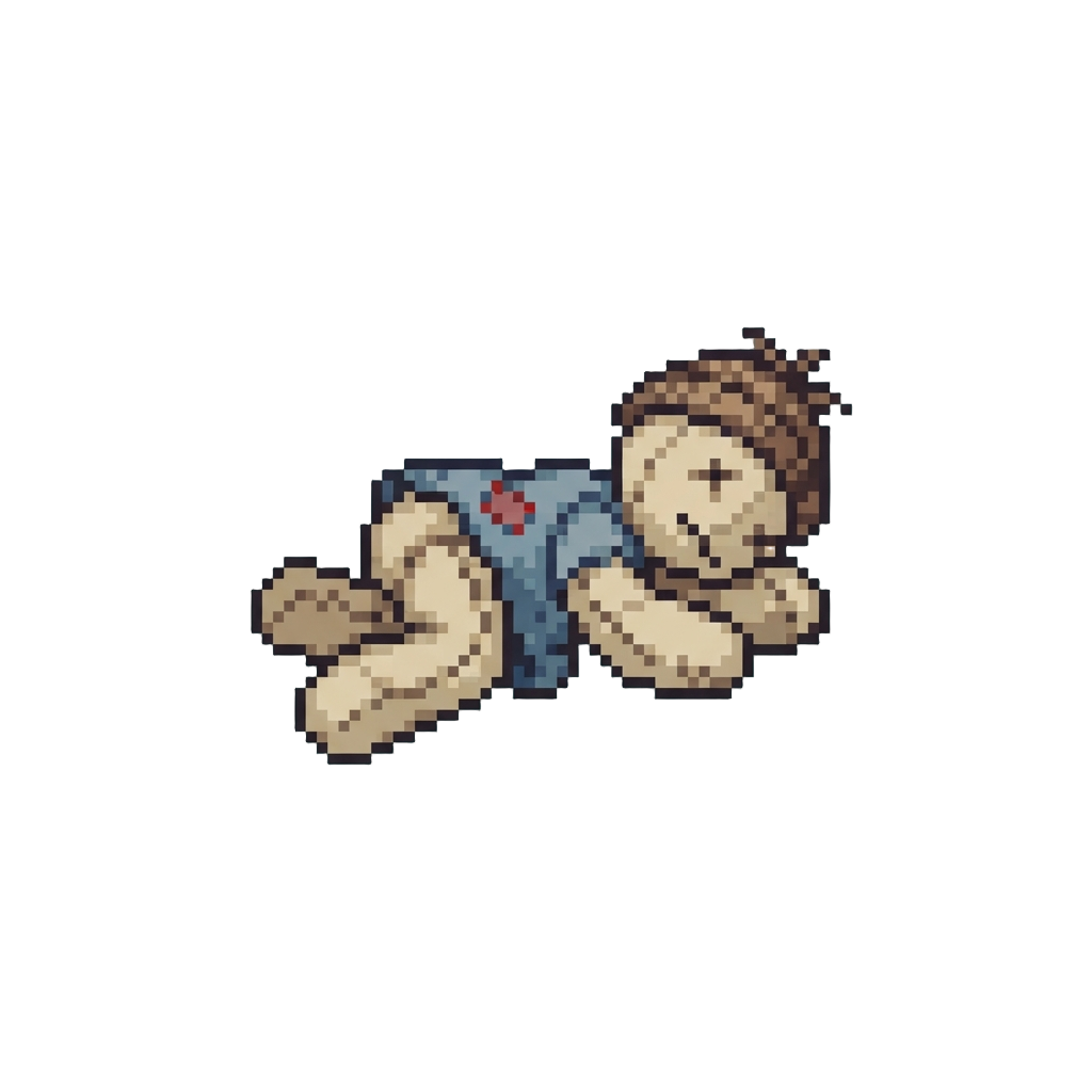 A Floppy Ragdoll Face-down Tumble