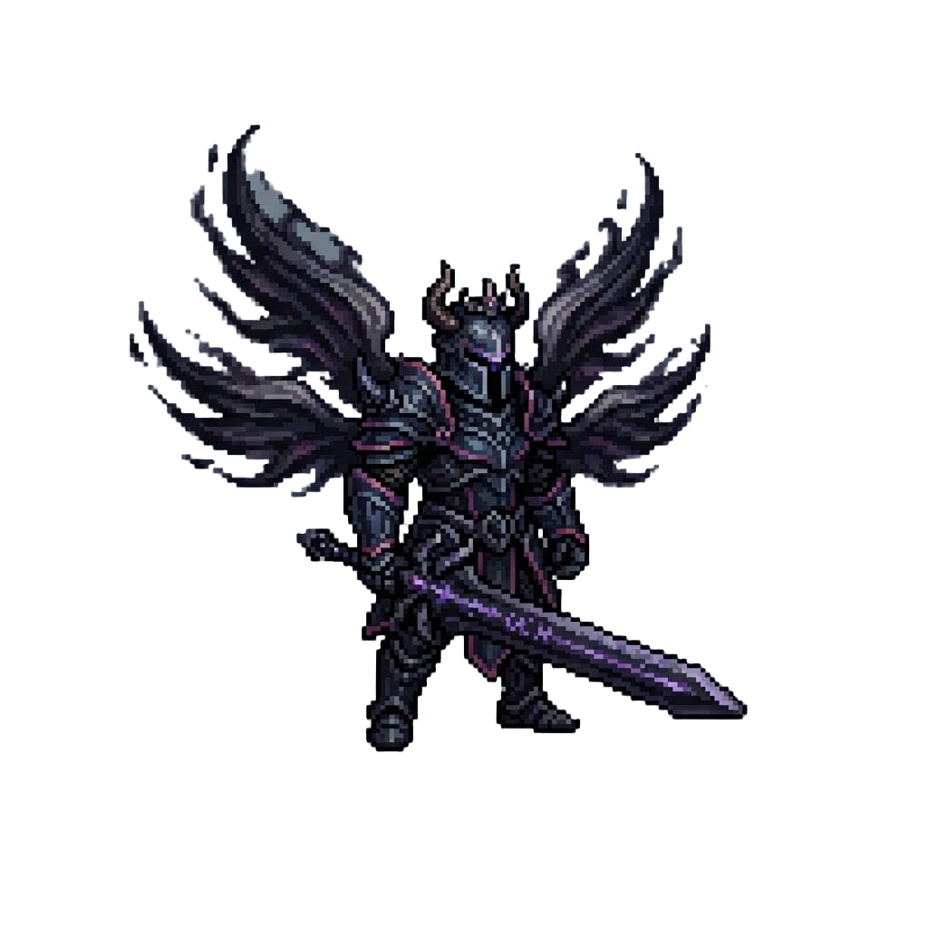 A Void Sovereign with Four Shadowy Wings