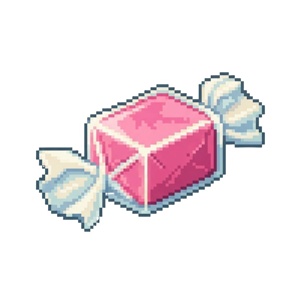 A Piece of Wrapped Fruit Chew