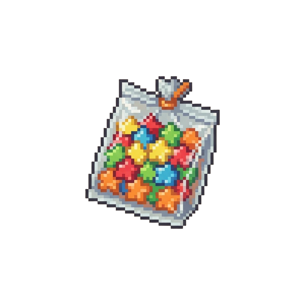 A Bag of Star-shaped Gummies