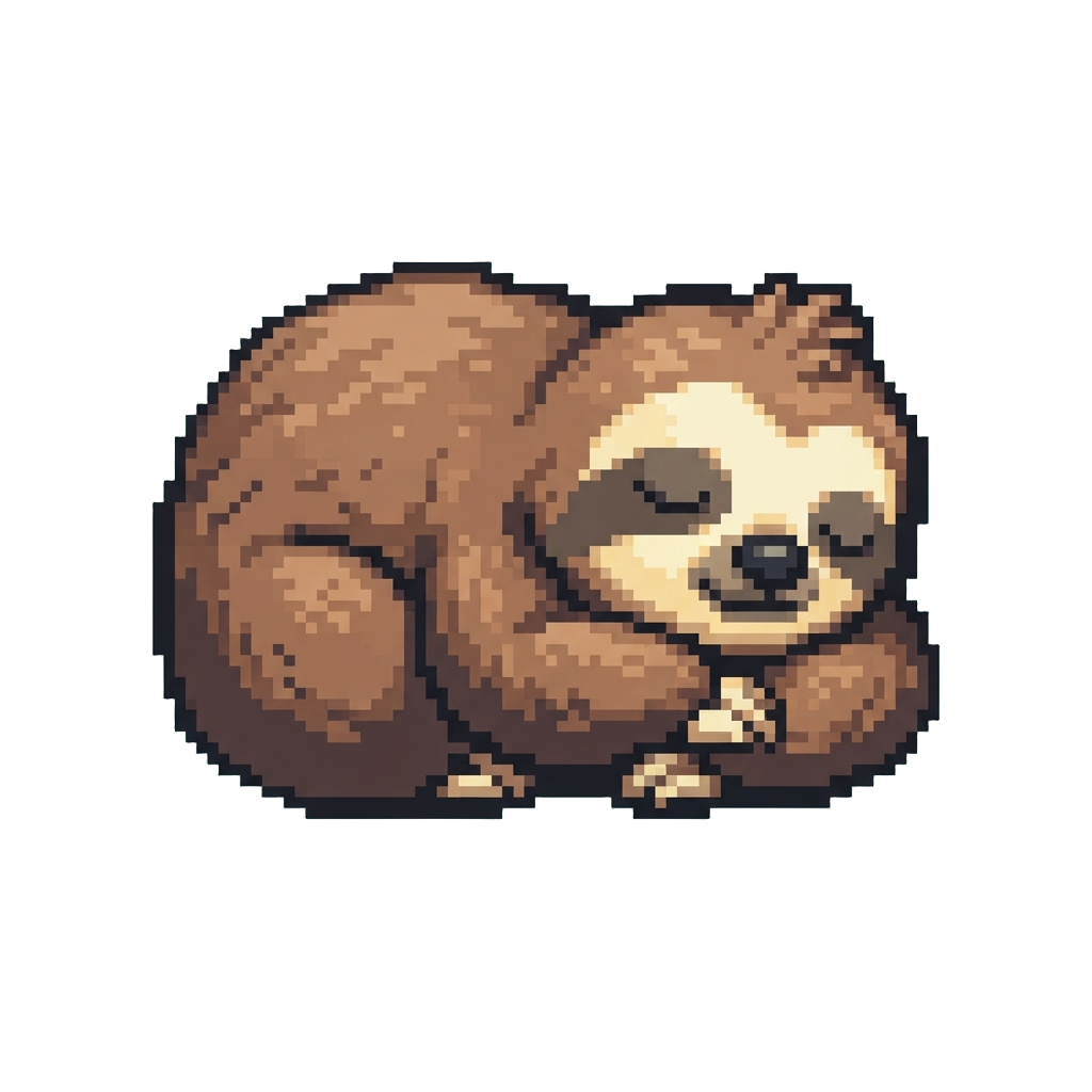 A Squishy Sleeping Sloth