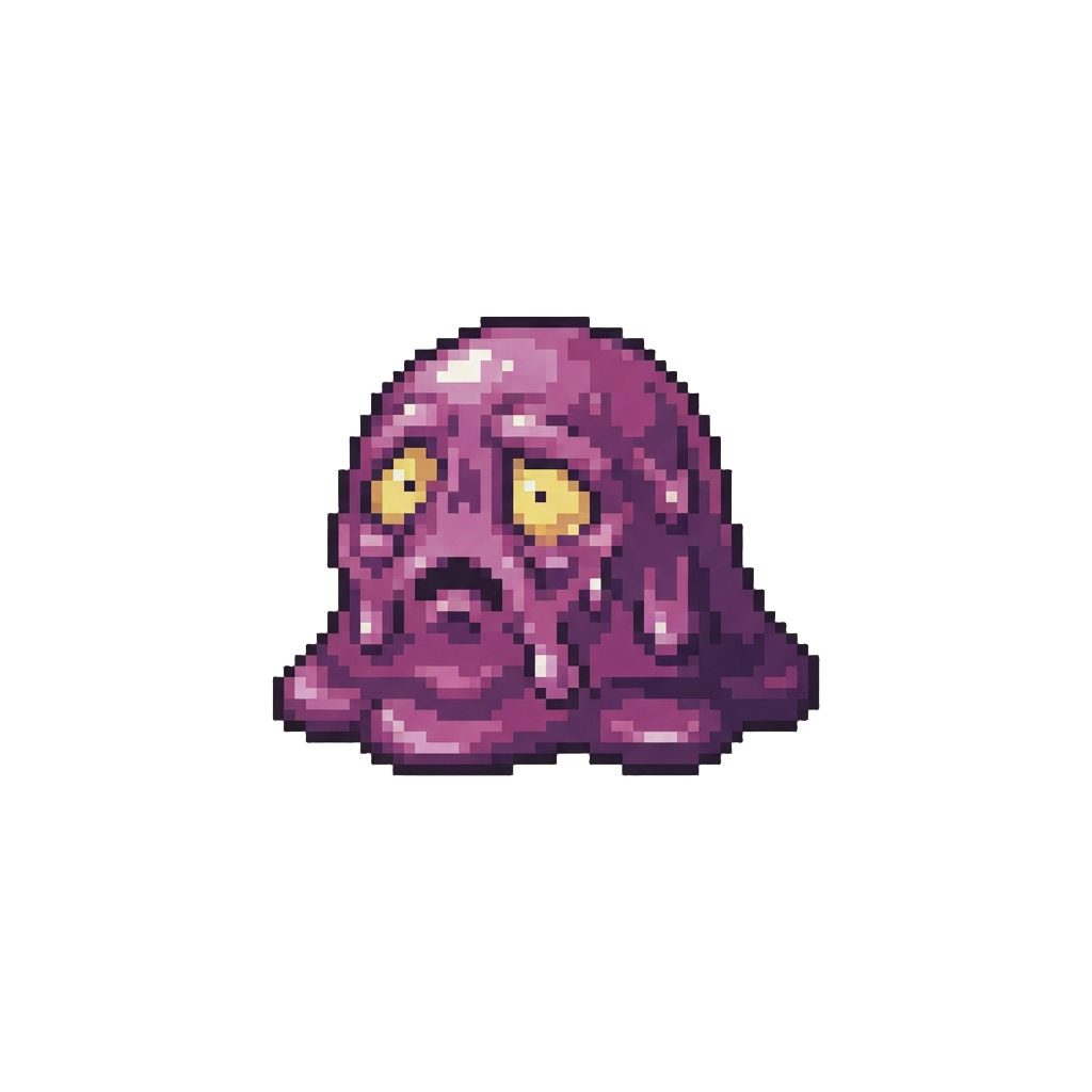A Squishy Melt-faced Monster