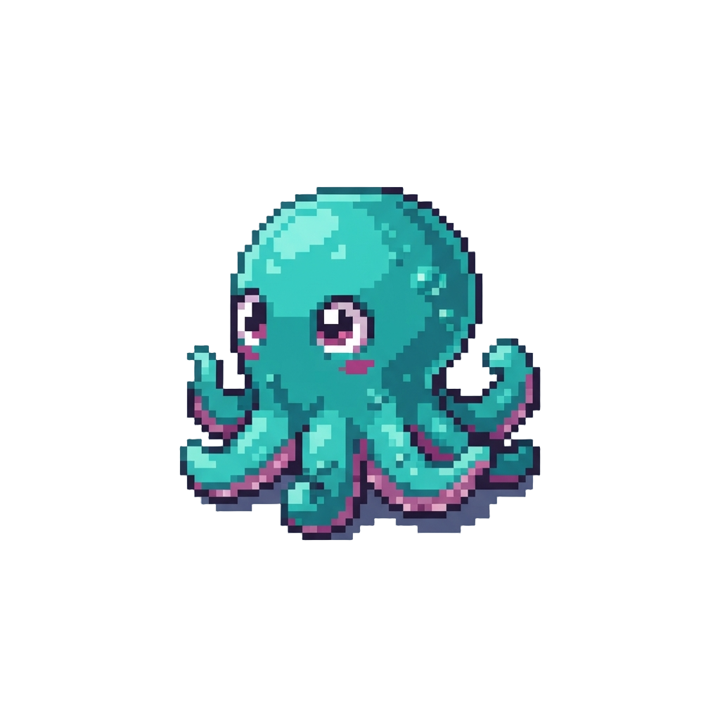A Wiggly Slime Octopus Blob