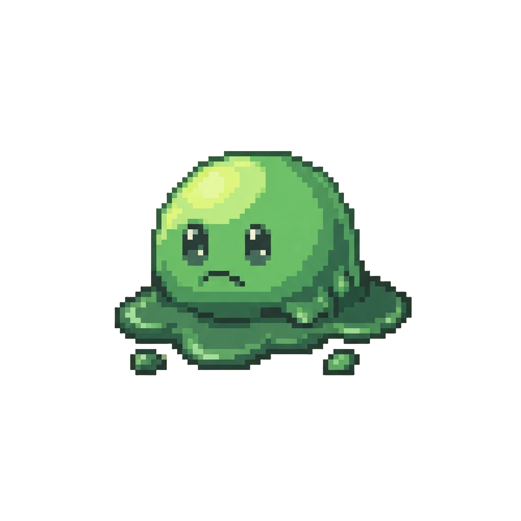 A Melting Slime Monster