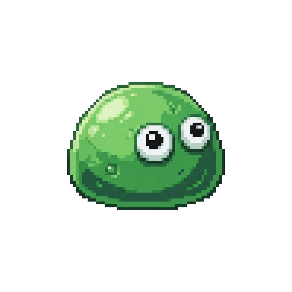 A Googly-eyed Giant Slime Blob