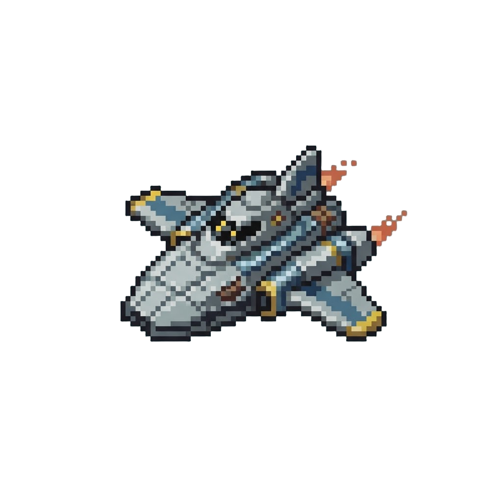 A Tiny, Intricate Model Spaceship