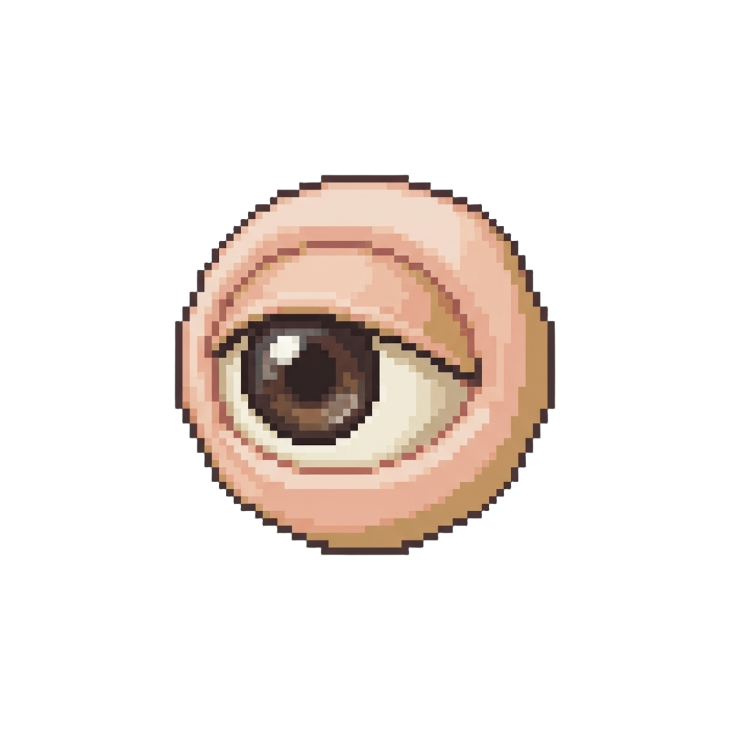 A Doll's Eye That Slowly Blinks
