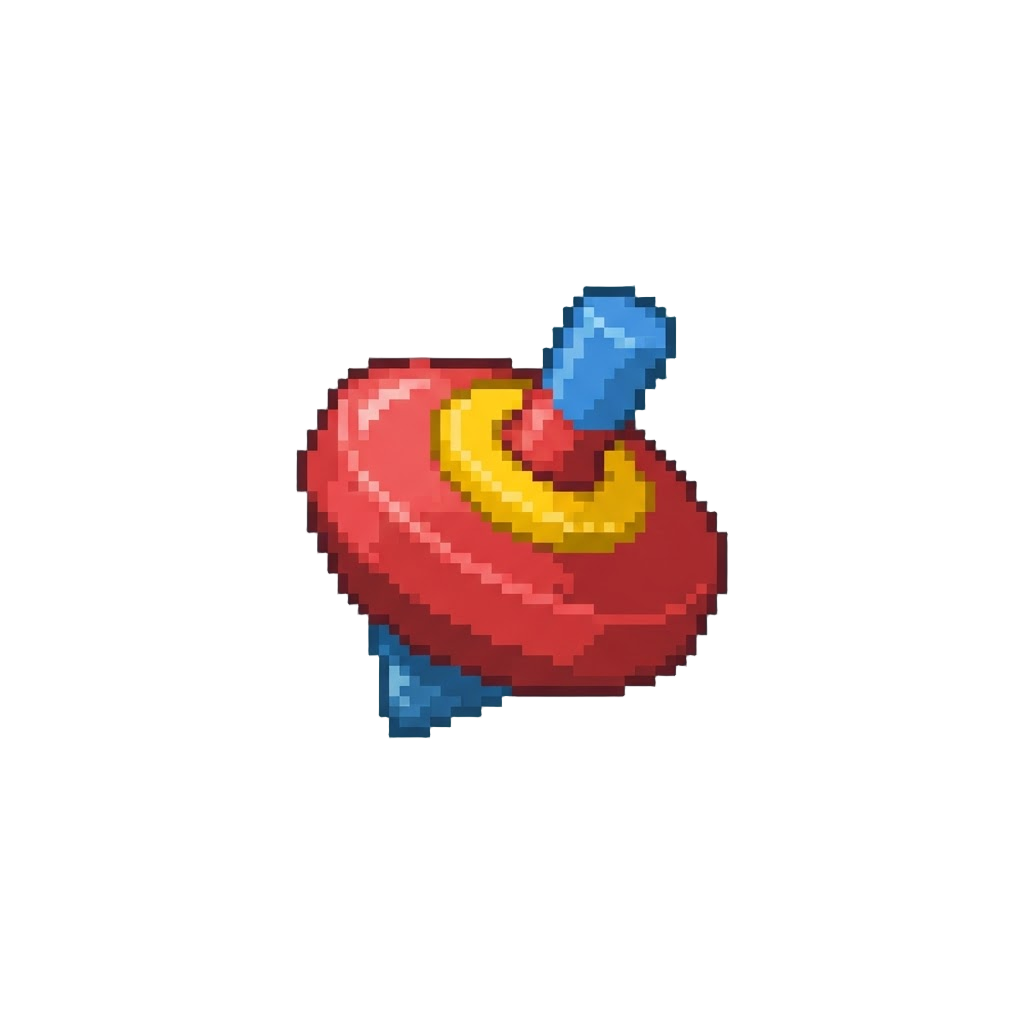 A Simple Plastic Spinning Top