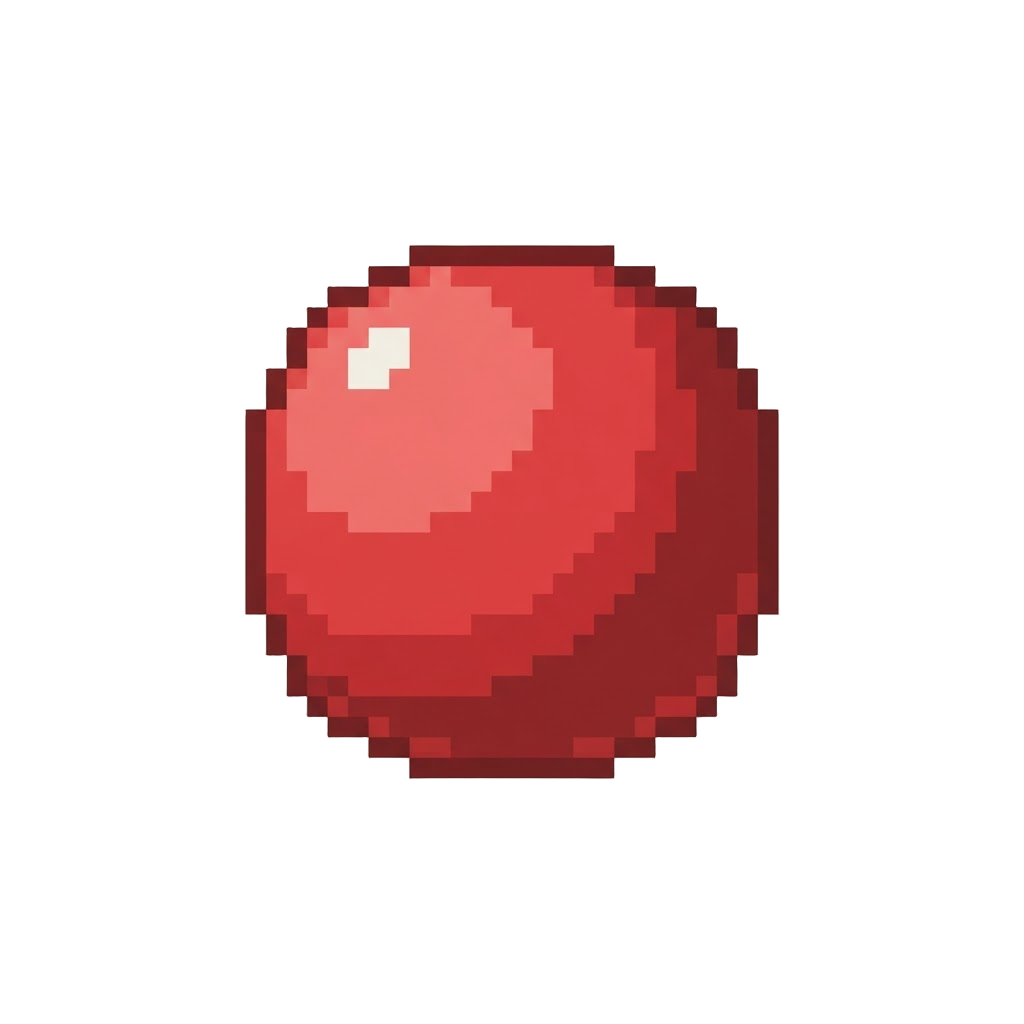 A Plain Red Rubber Ball