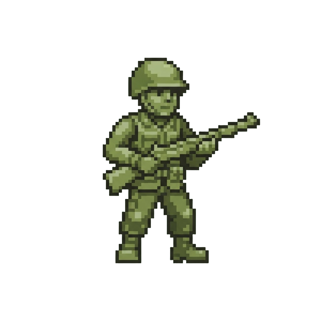 A Single Plastic Army Man