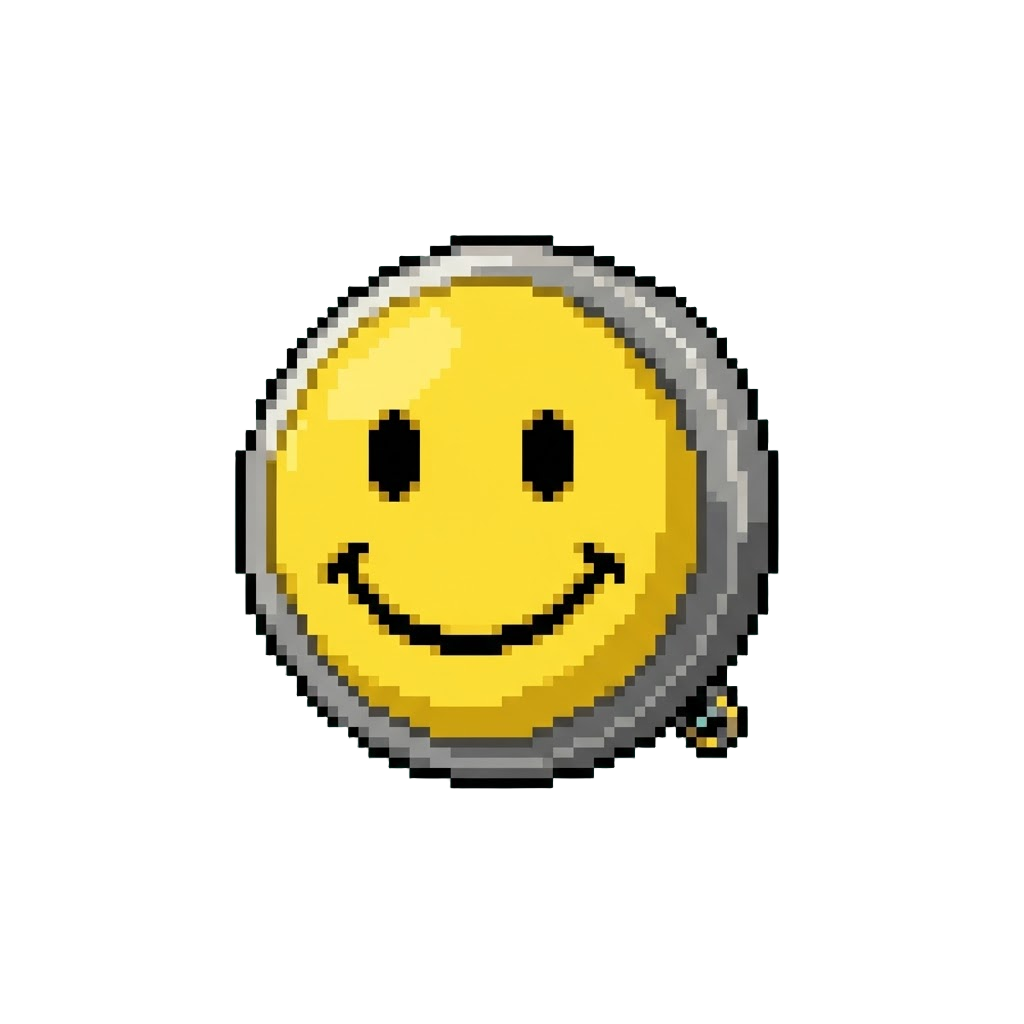 A Generic Smiley-face Badge