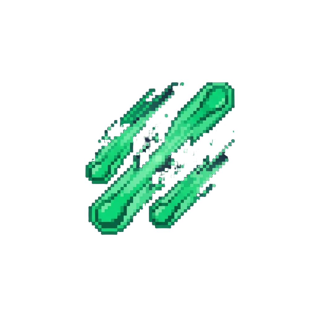 A Burst of Emerald Green Comets Whistling Into the Night Air