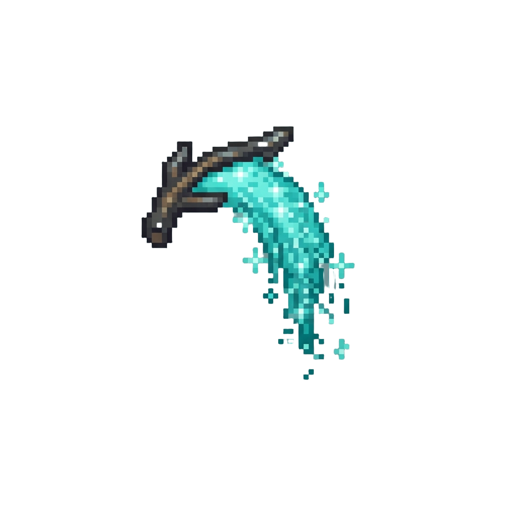 A Shimmering Cascade of Turquoise Willow Sparks Lighting the Track