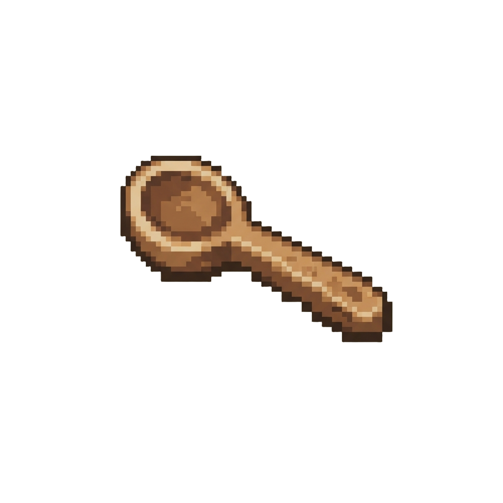 A Tiny Wooden Consolation Spoon