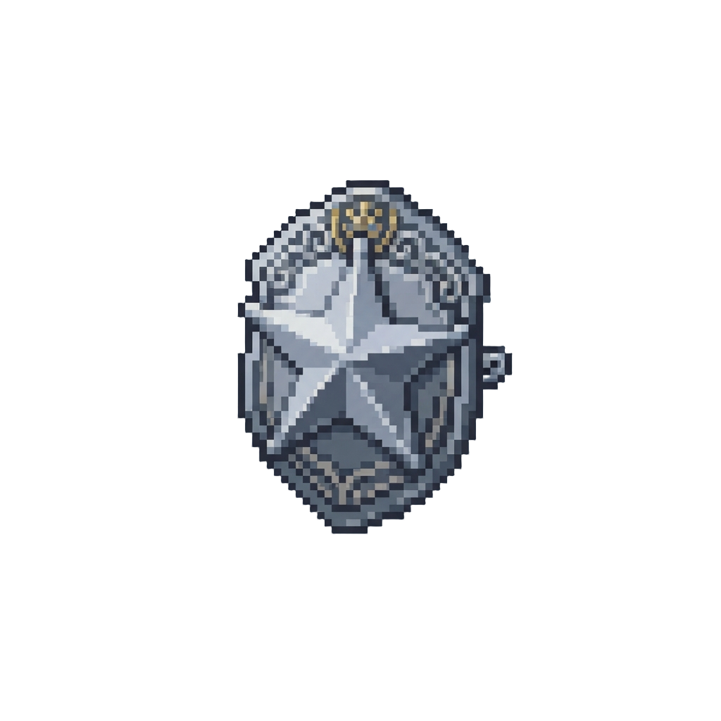 A Silver Star Badge