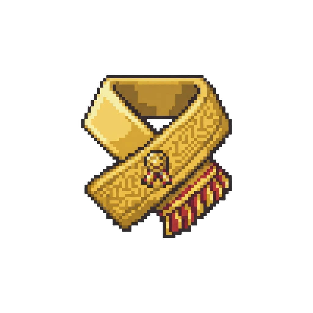 A Golden Winner Sash