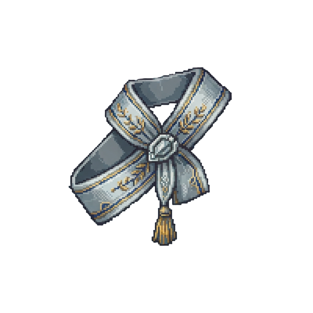 A Silver Victory Sash