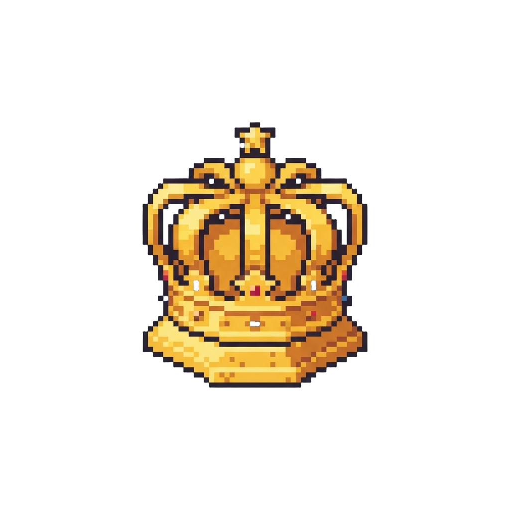 A Shiny Golden Trophy Crown